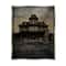 Stupell Industries Haunted House Landscape Framed Floater Canvas Wall Art